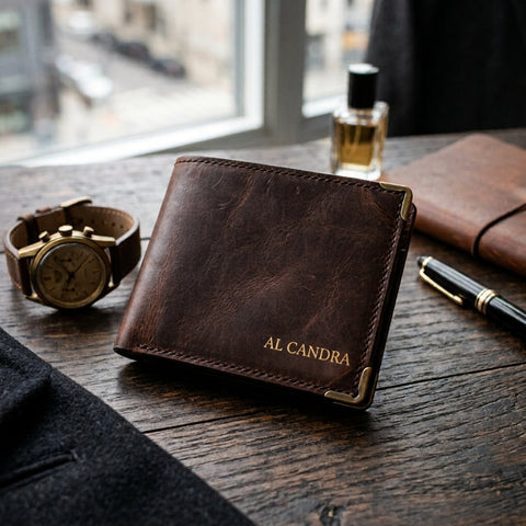 The Al Candra Monarch Bifold - Leather Wallet