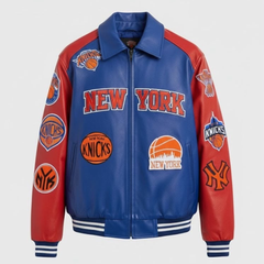 Meta Title New York Knicks Leather Jacket
